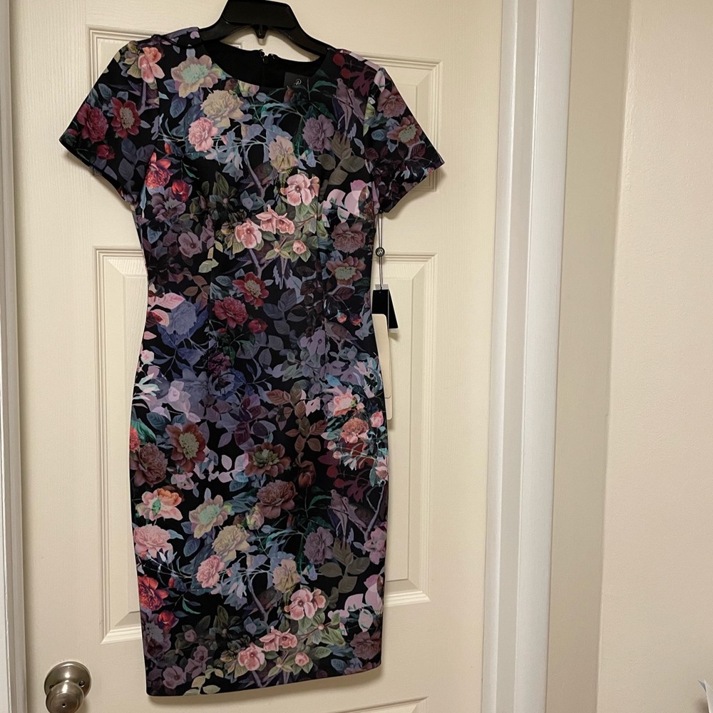 Adrianna Papel floral evening dress nwt size 2